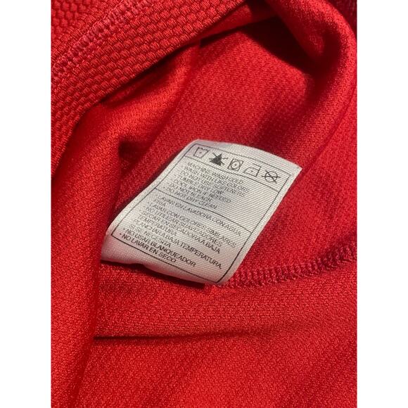 Nike ACG Sweater Mens XL Red 1/4 Zip Pullover Dry Fit Long Sleeve Pocket - Picture 8 of 8